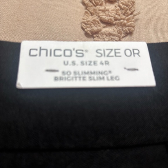 Chico's Black Slimming Brigitte Slim Leg - Picture 4 of 4